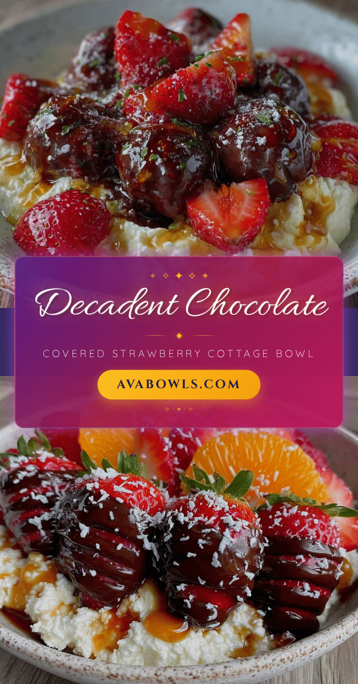 chocolate covered strawberries cottage cheese bowl recipe