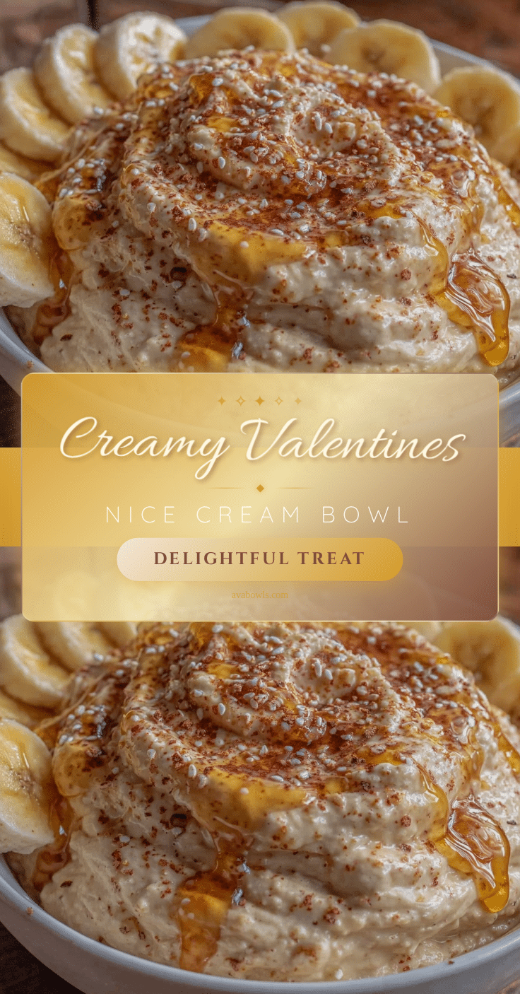 creamy valentines nice cream bowl recipe