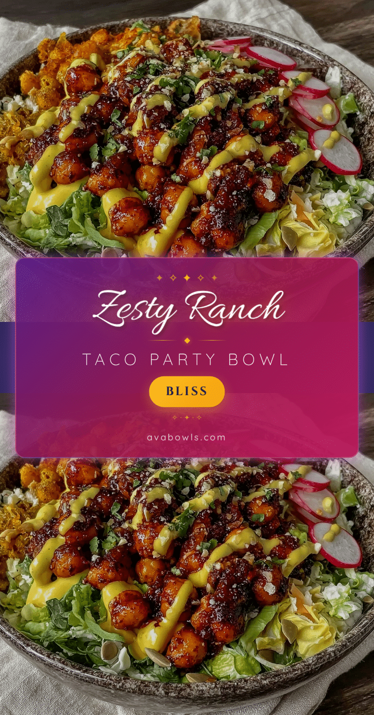Flavorful Ranch Taco Party Bowl recipe