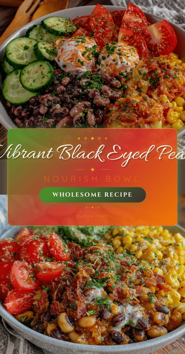 fresh black eyed peas nourish bowl recipe