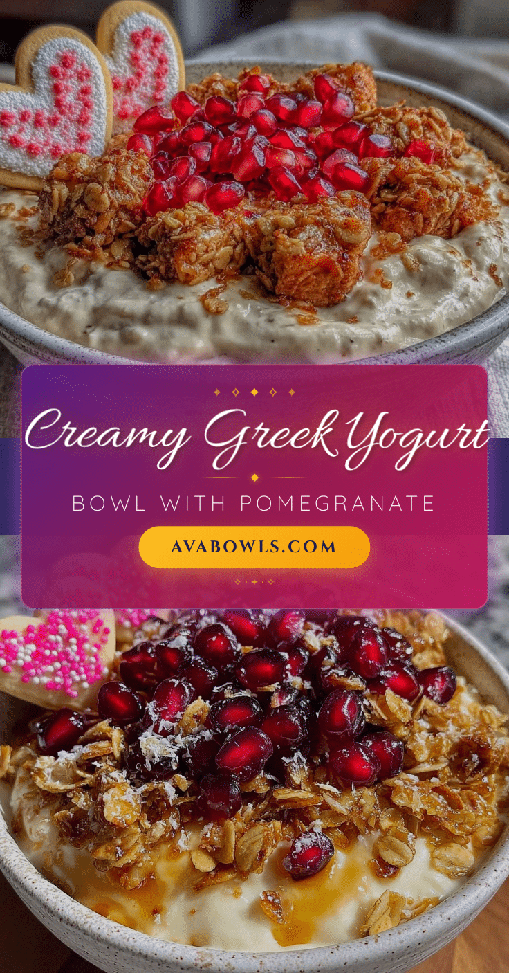 Fresh Valentine Cookies Greek Yogurt Bowl recipe