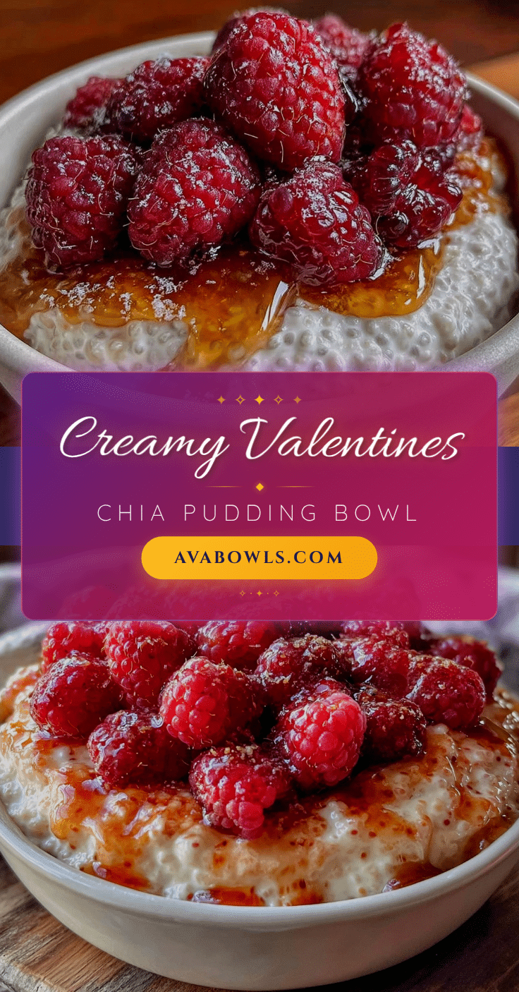 fresh valentines chia pudding bowl recipe