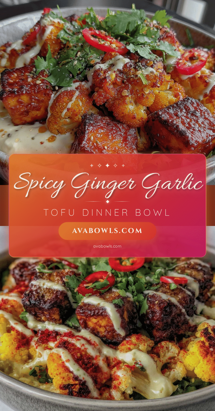 ginger garlic tofu recipe