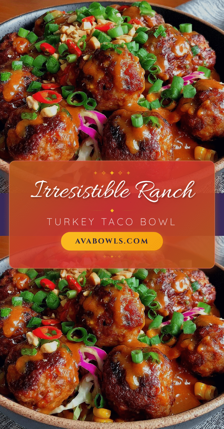 ranch turkey taco bowl recipe