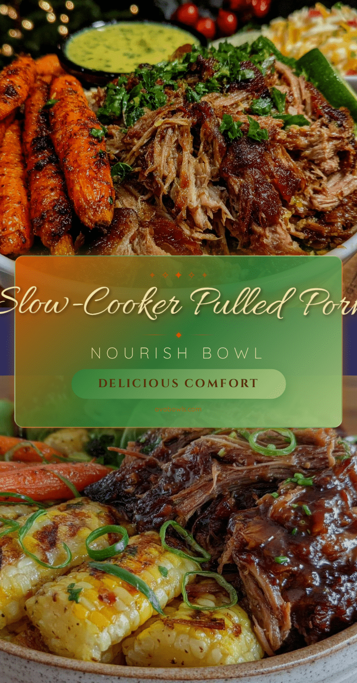 slow-cooker pulled pork bowl recipe