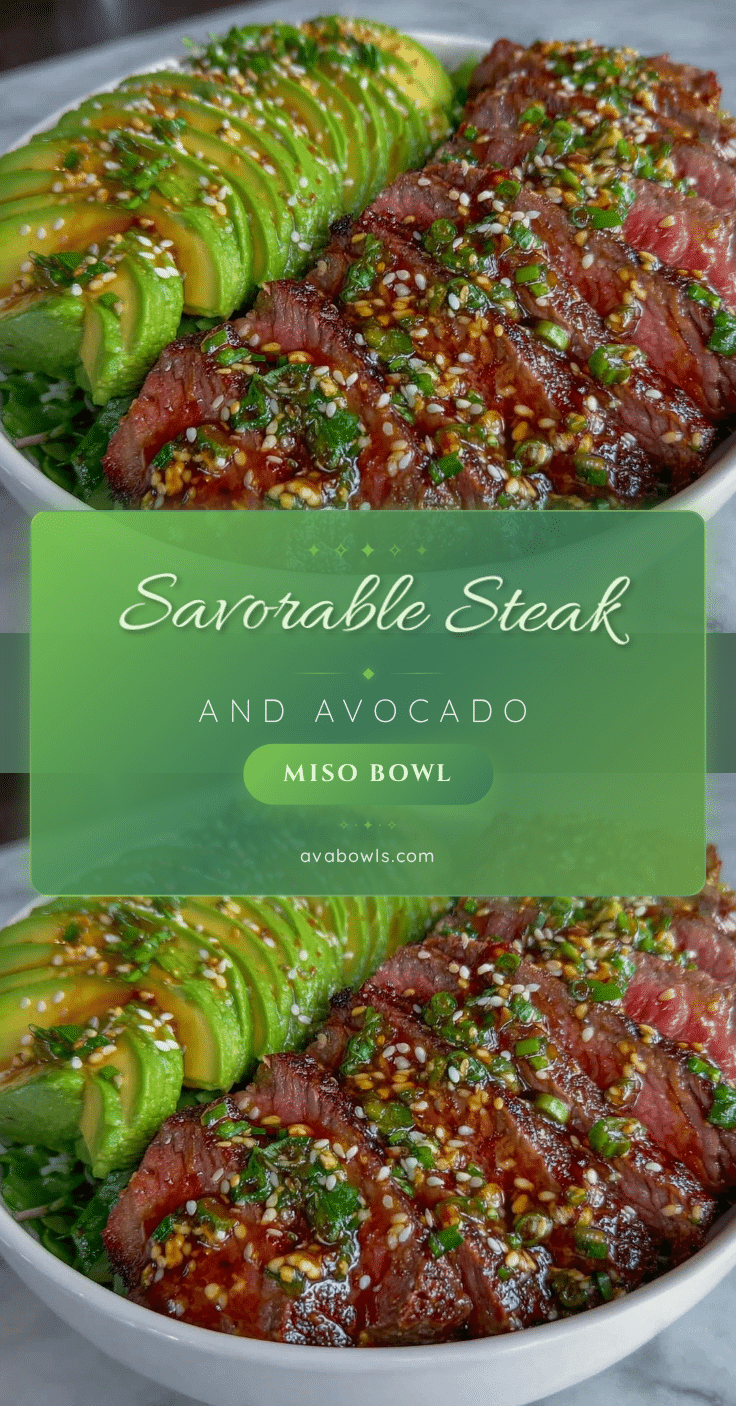 steak miso sesame bowl recipe
