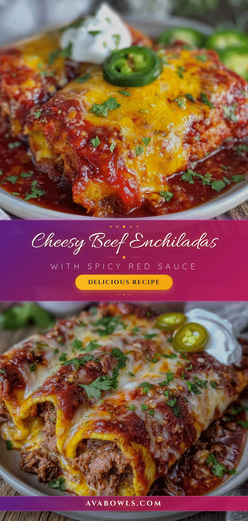 beef and cheese enchiladas recipe
