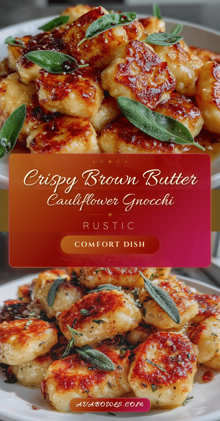 brown butter cauliflower gnocchi recipe