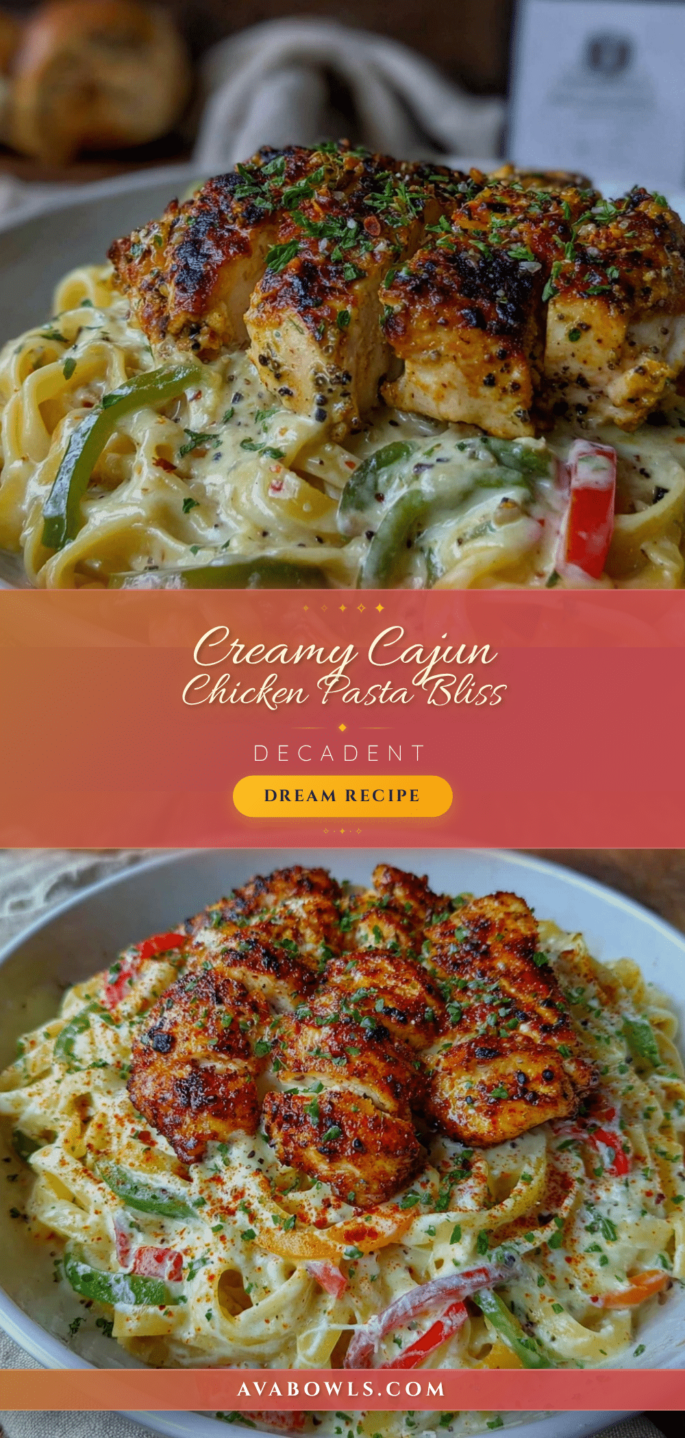 Cajun chicken pasta recipe