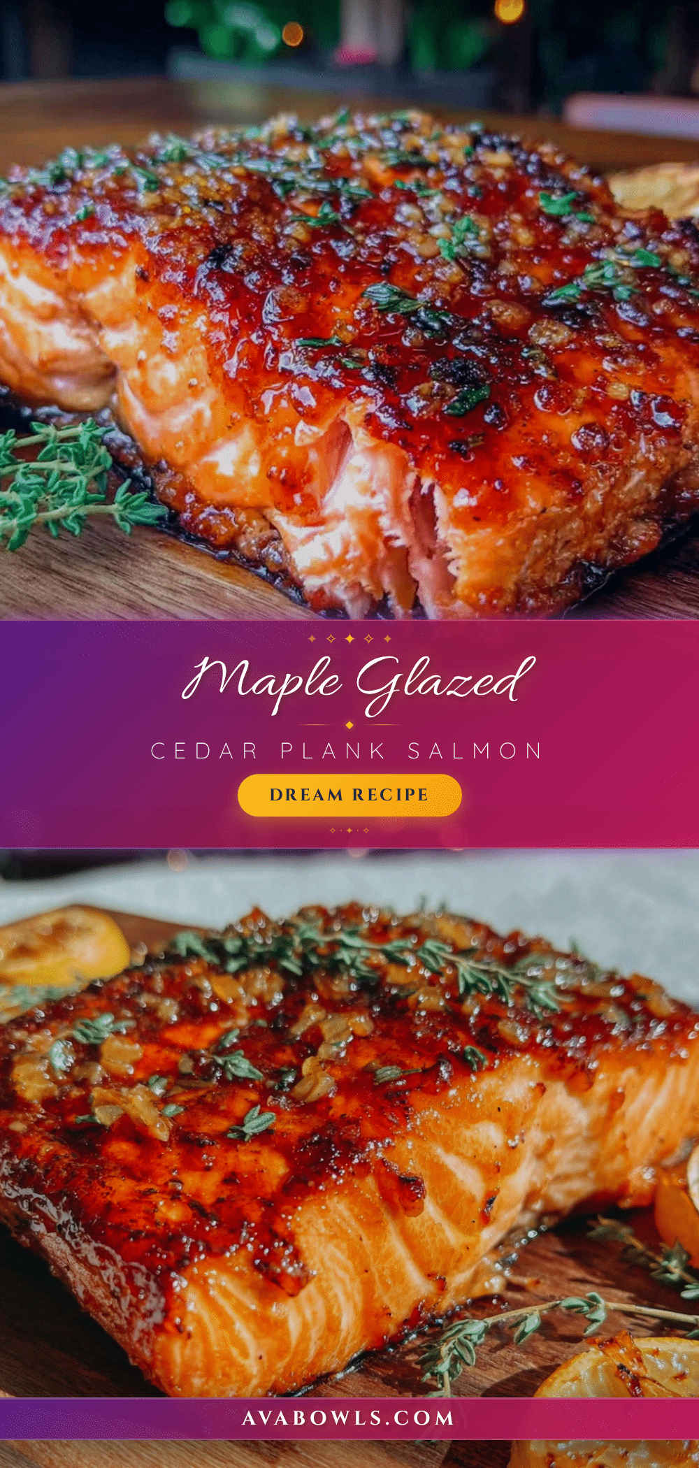 cedar plank salmon recipe