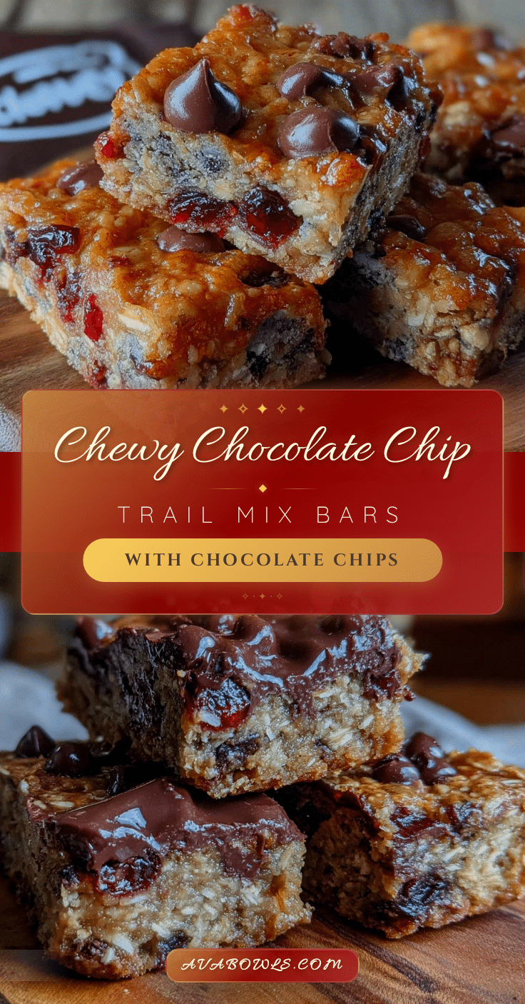 chewy trail mix bars recipe