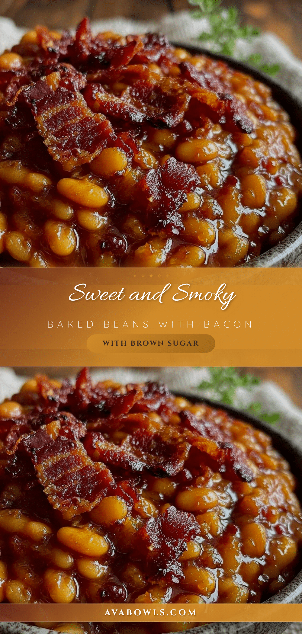 comforting baked beans with bacon and brown sugar recipe