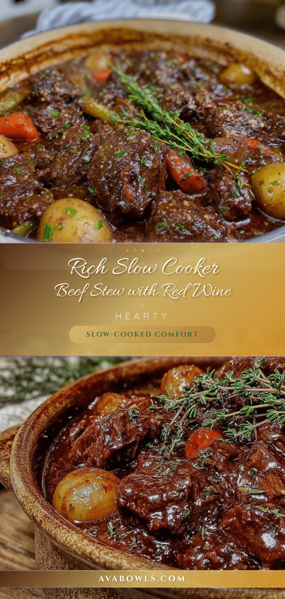 cozy crockpot beef stew recipe