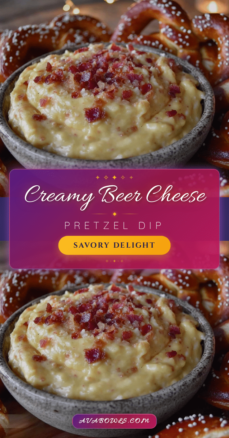 creamy beer cheese pretzel dip recipe