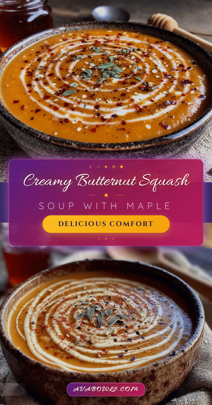creamy butternut squash soup recipe