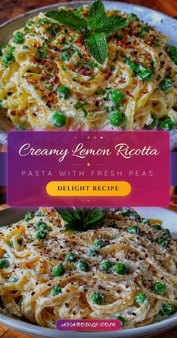 creamy lemon ricotta pasta recipe