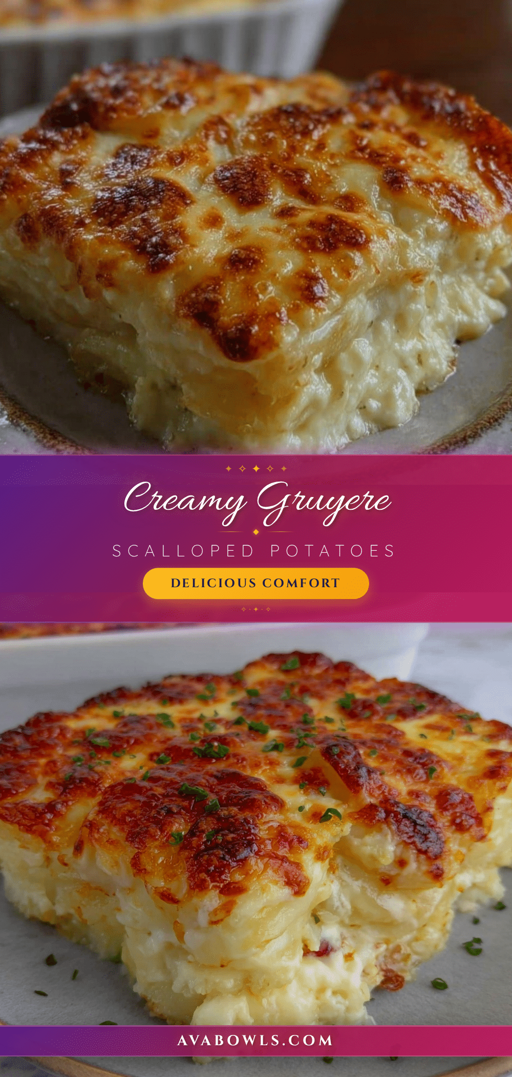 creamy scalloped potatoes with gruyere recipe