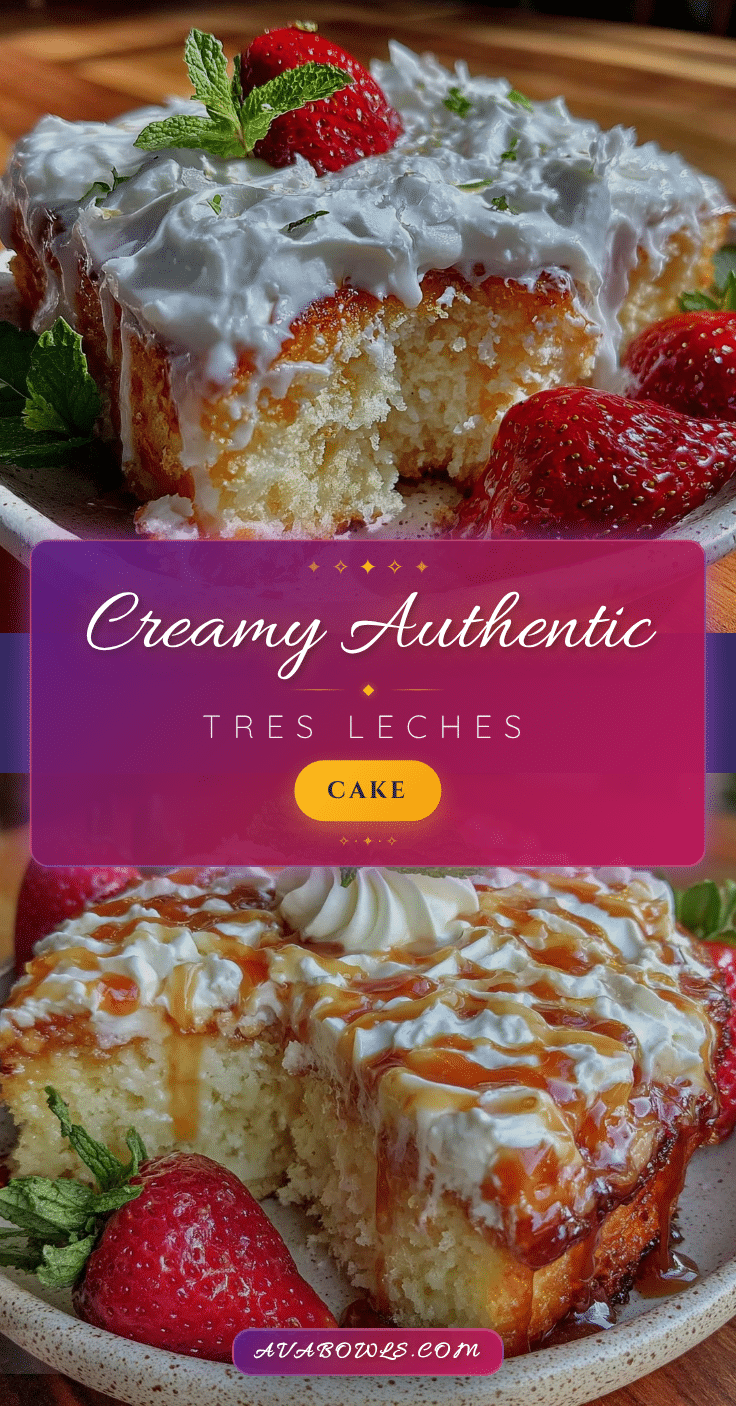 creamy tres leches cake recipe