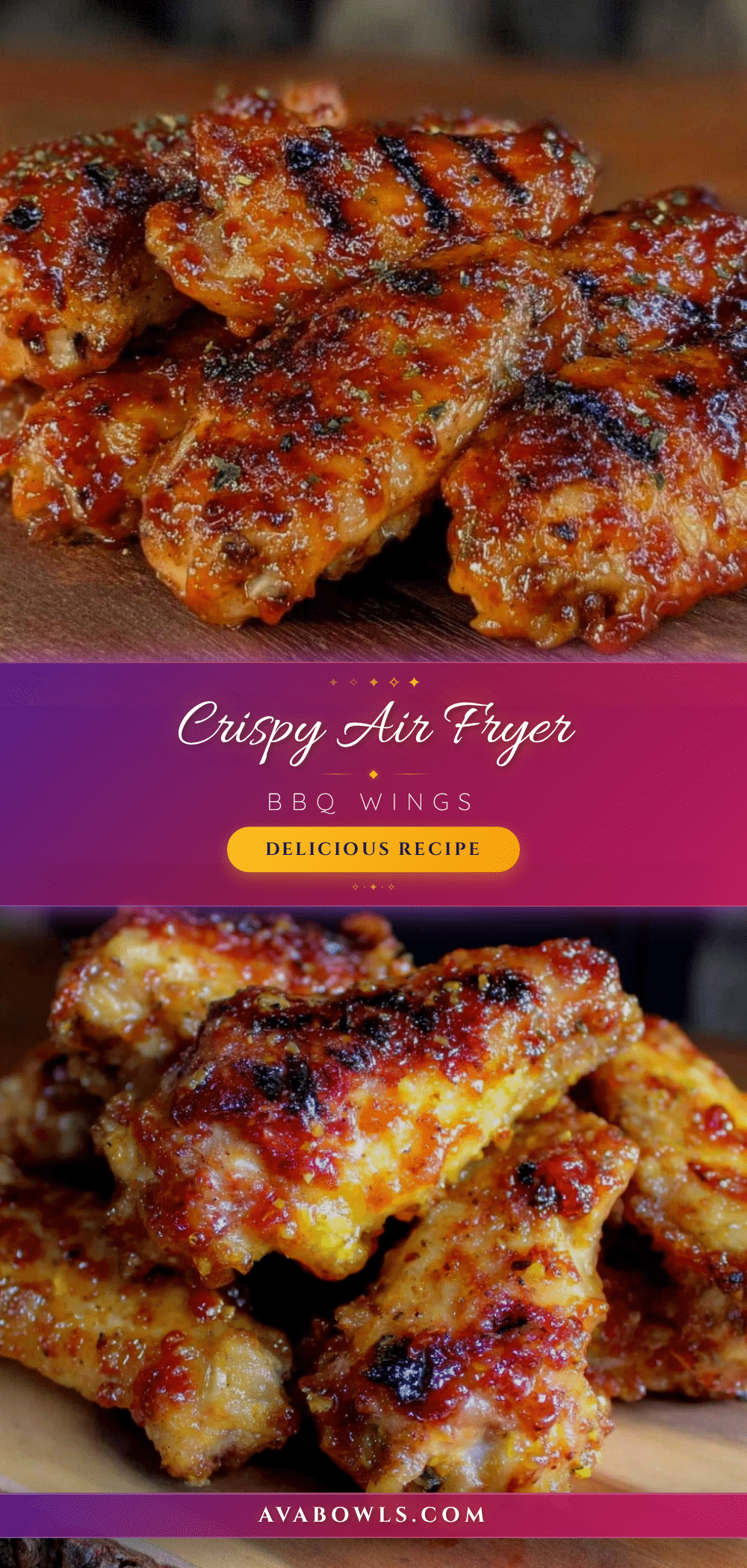 crispy air fryer bbq chicken wings recipe
