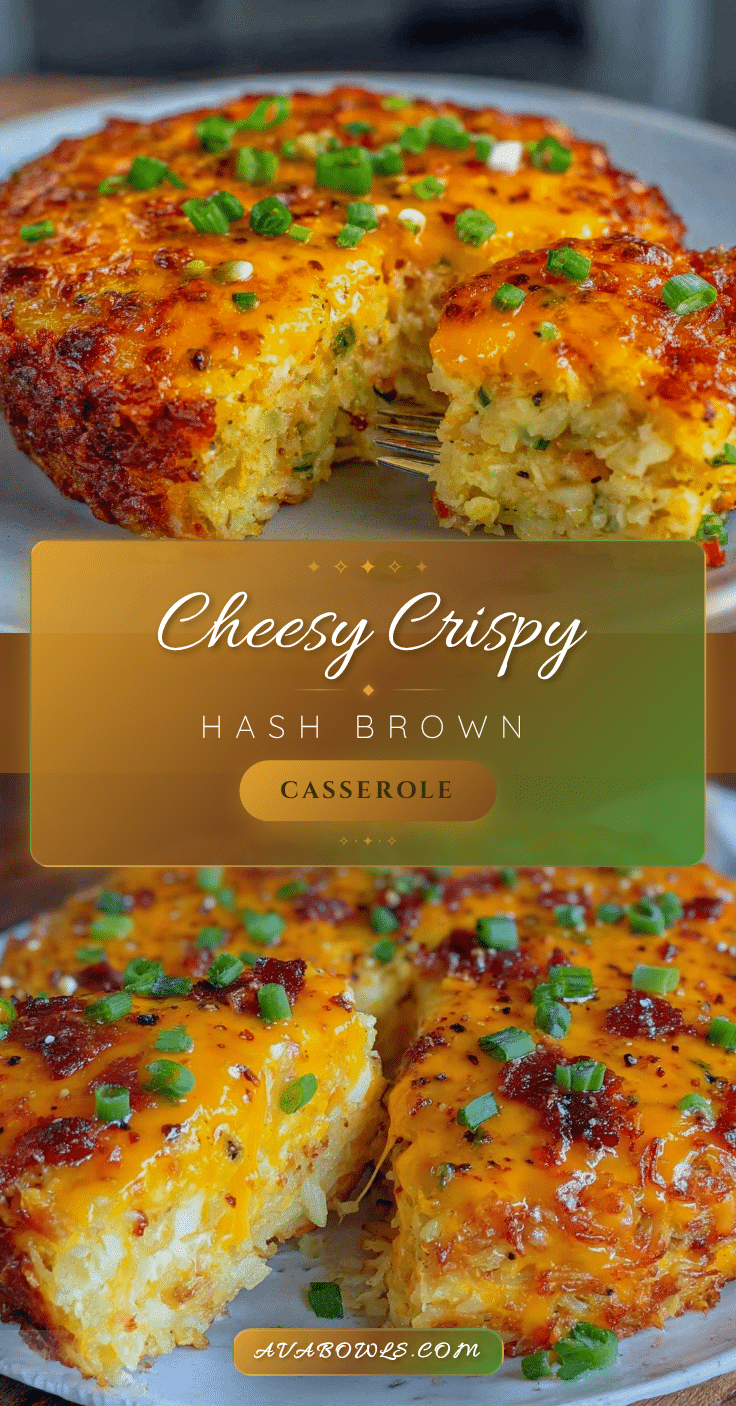 crispy cheesy hash brown casserole recipe