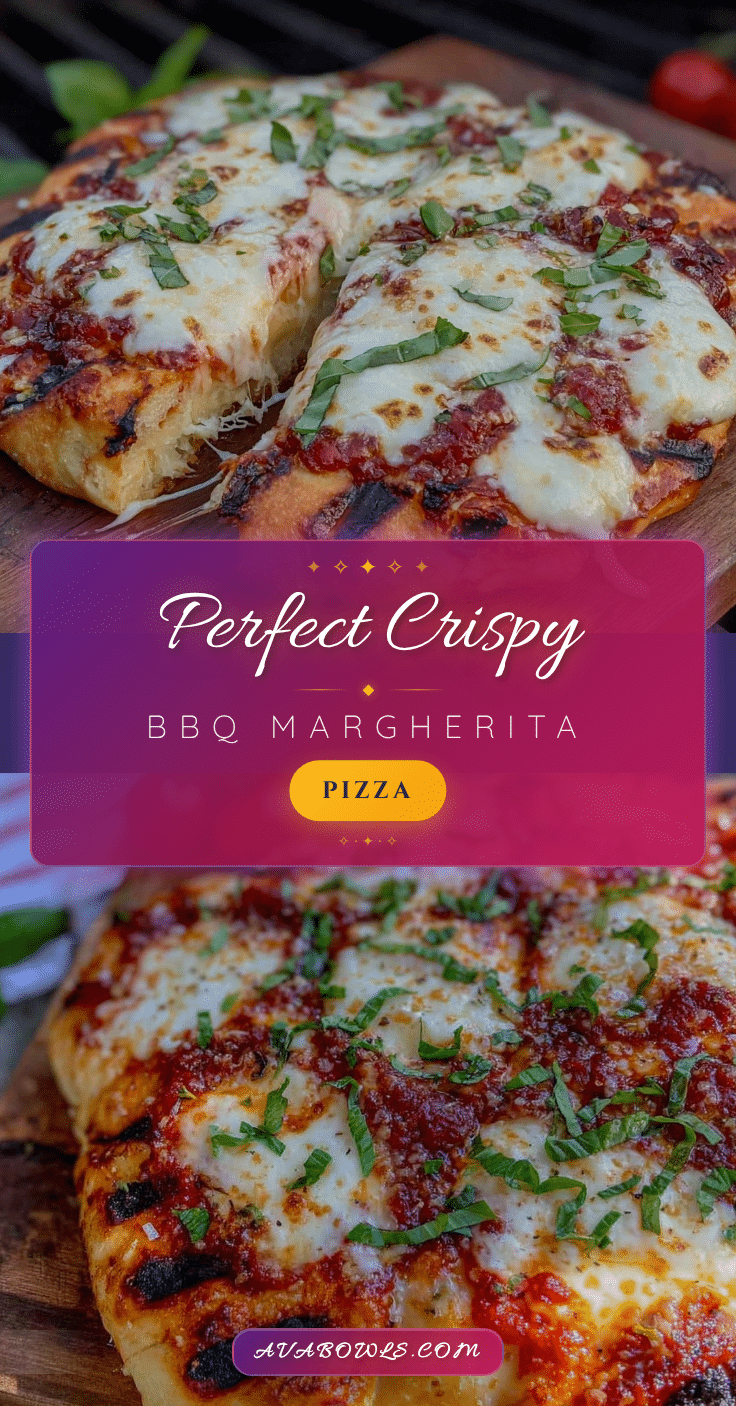 crispy grilled bbq margherita pizza recipe