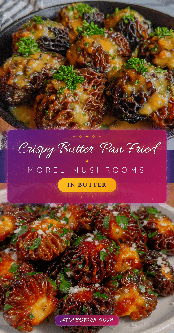 crispy pan-fried morel mushrooms recipe