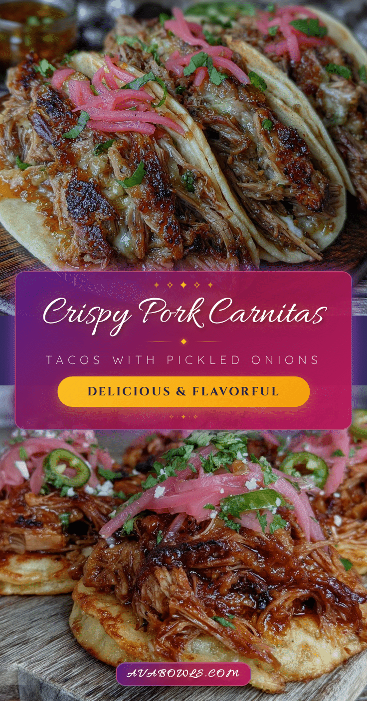 crispy pork carnitas tacos recipe