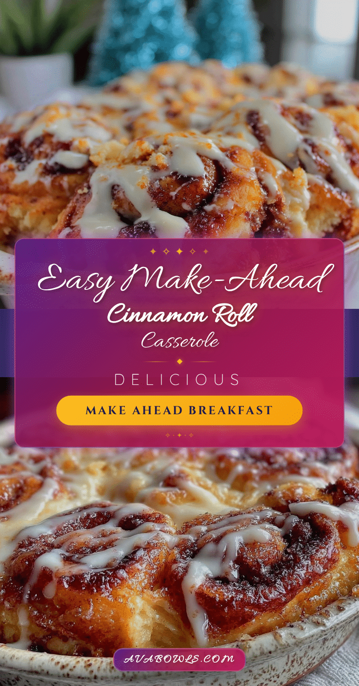easy cinnamon roll casserole recipe