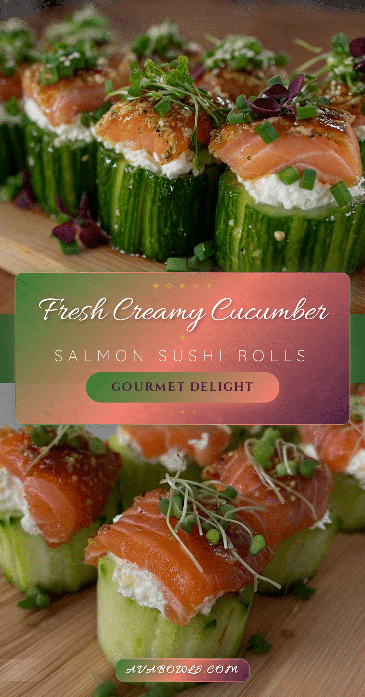 fresh cucumber sushi rolls recipe