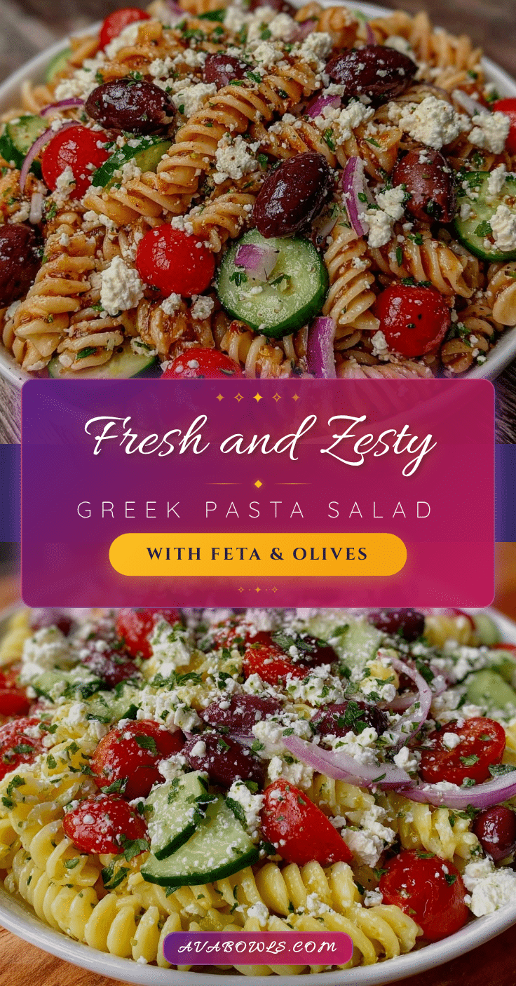 fresh greek pasta salad recipe