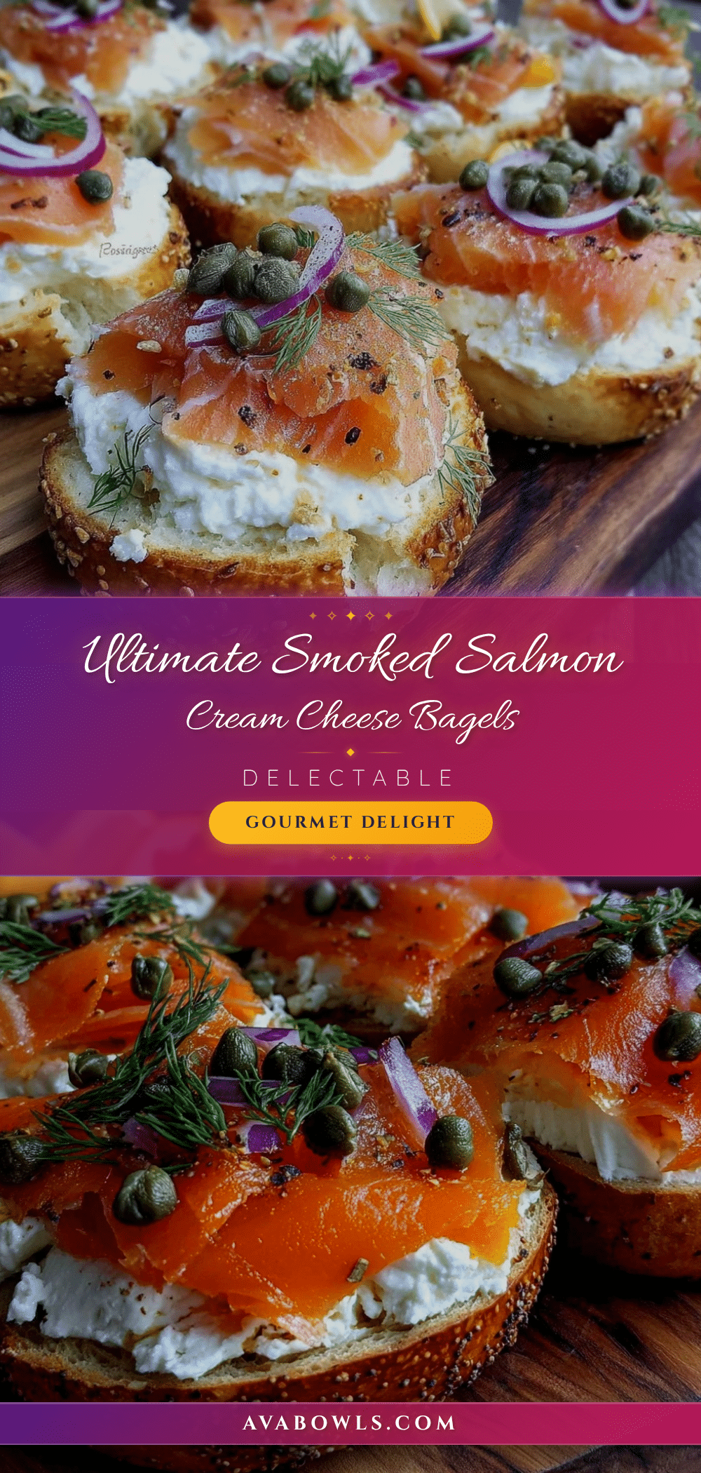 fresh smoked salmon bagel bar recipe