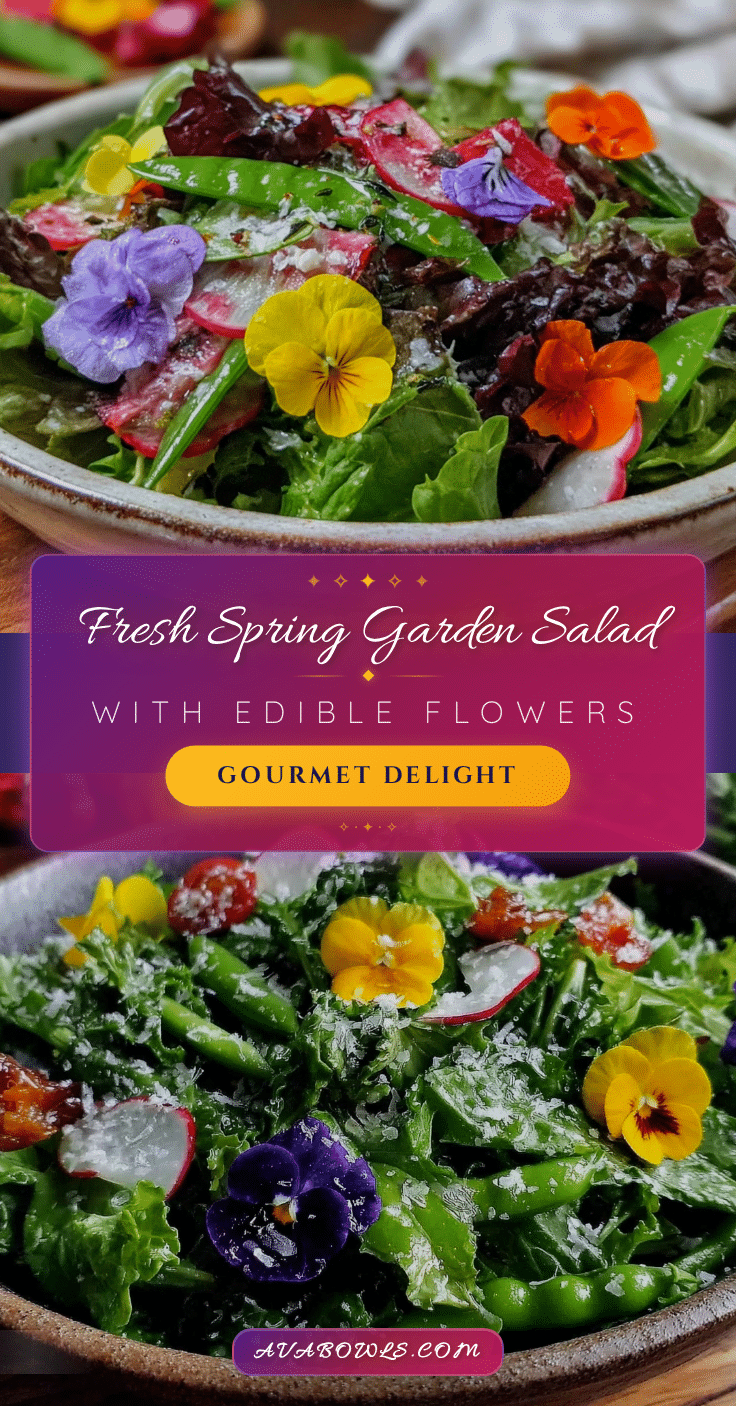 fresh spring garden salad recipe