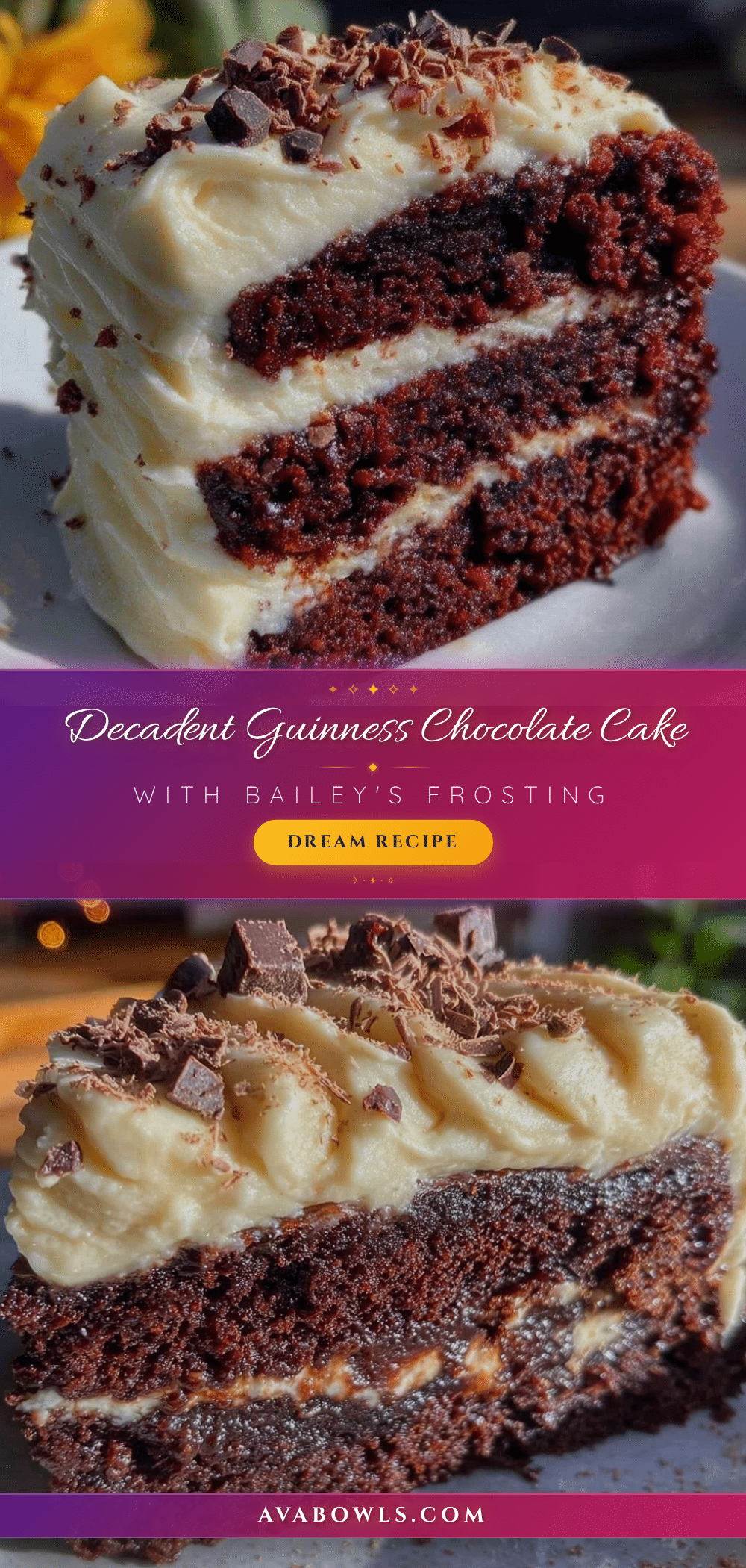 Guinness chocolate cake recipe