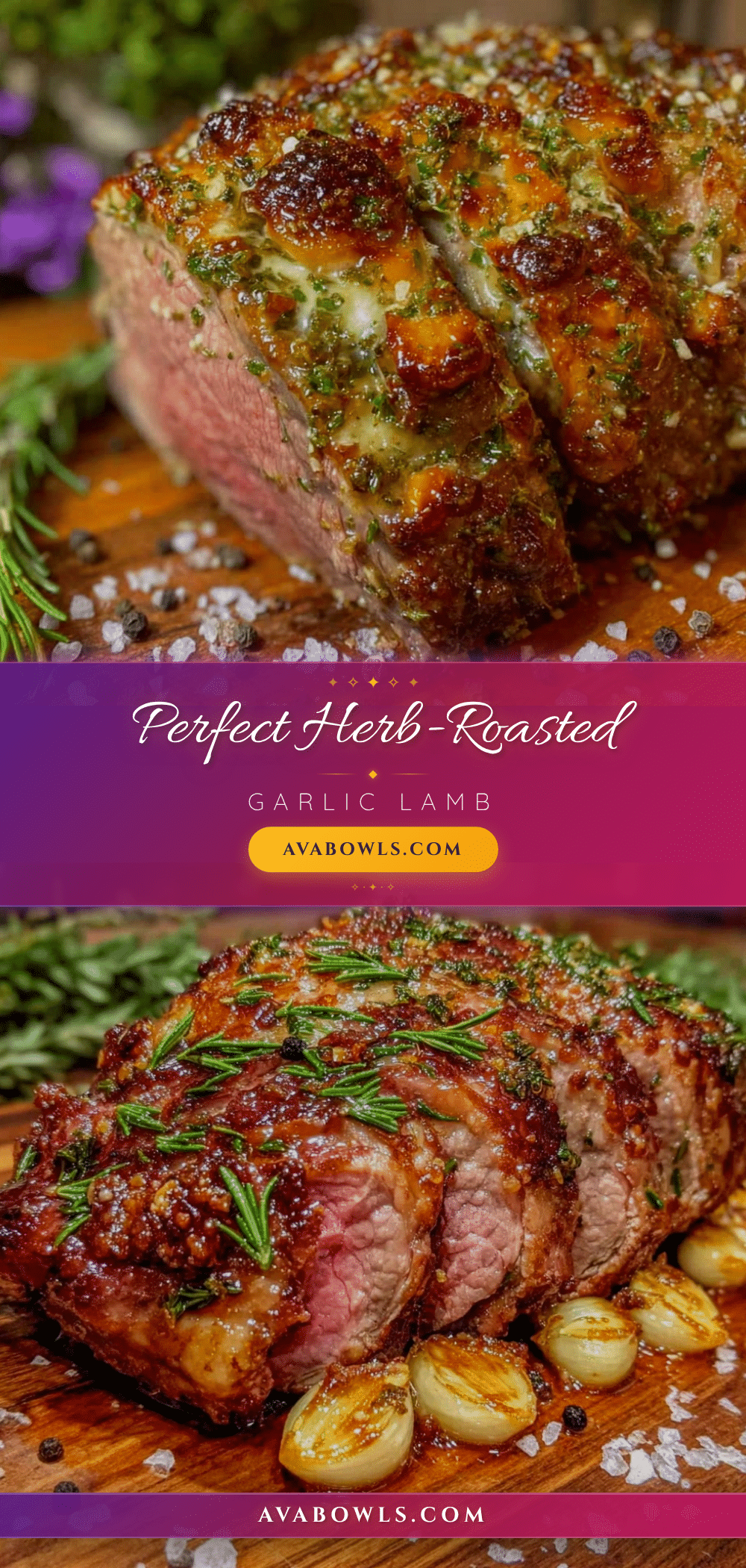 herb-roasted leg of lamb recipe