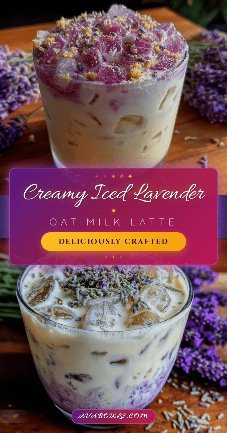 iced lavender oat milk latte recipe