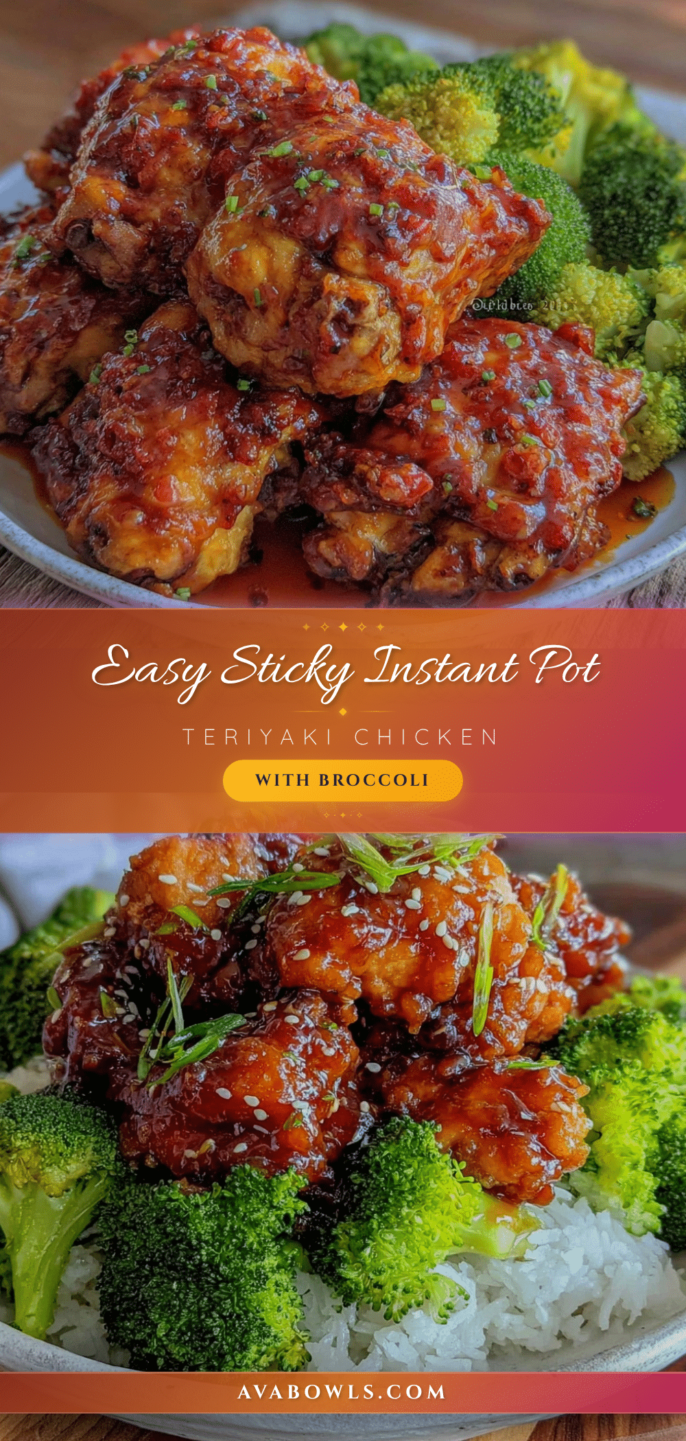 Instant Pot teriyaki chicken recipe