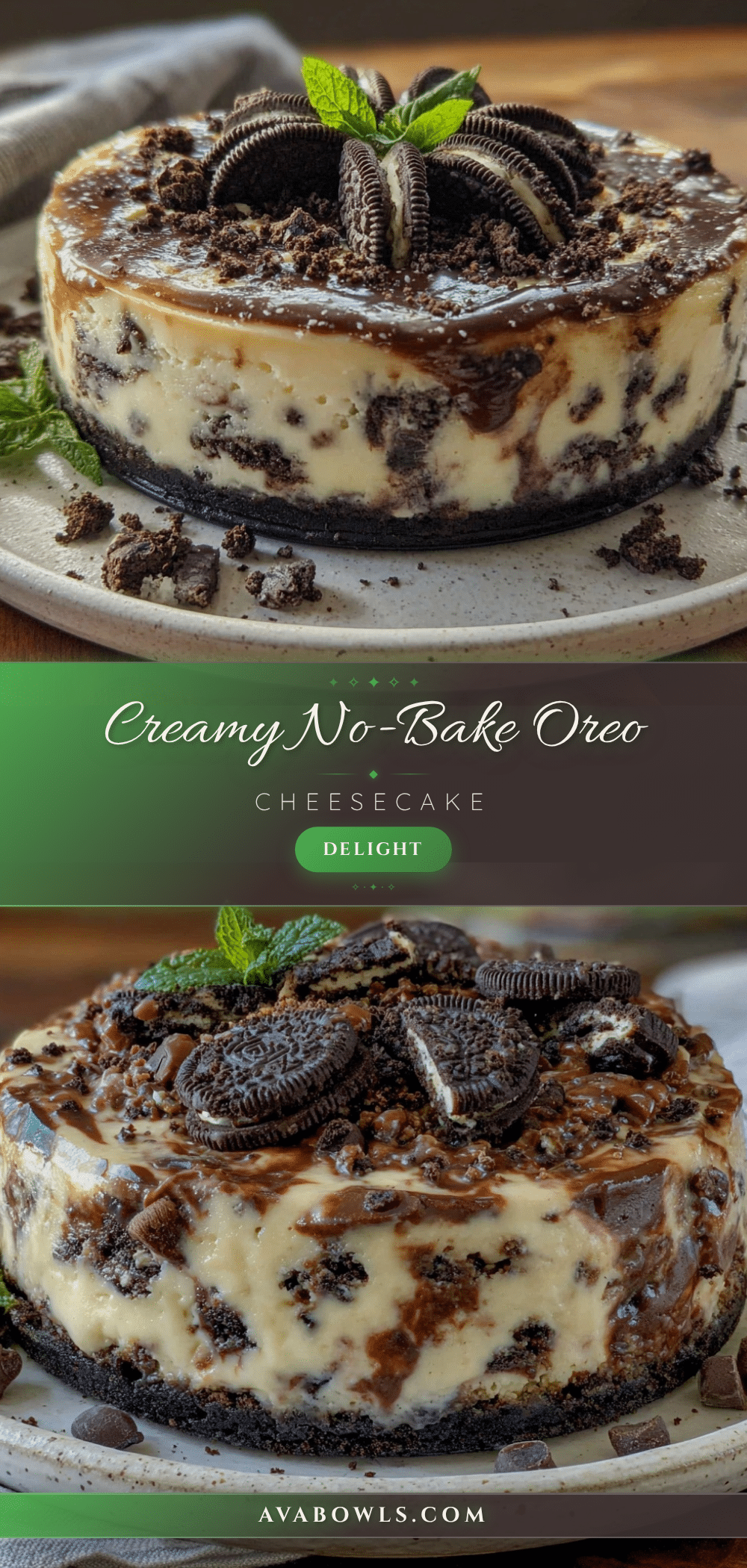 no bake Oreo cheesecake recipe