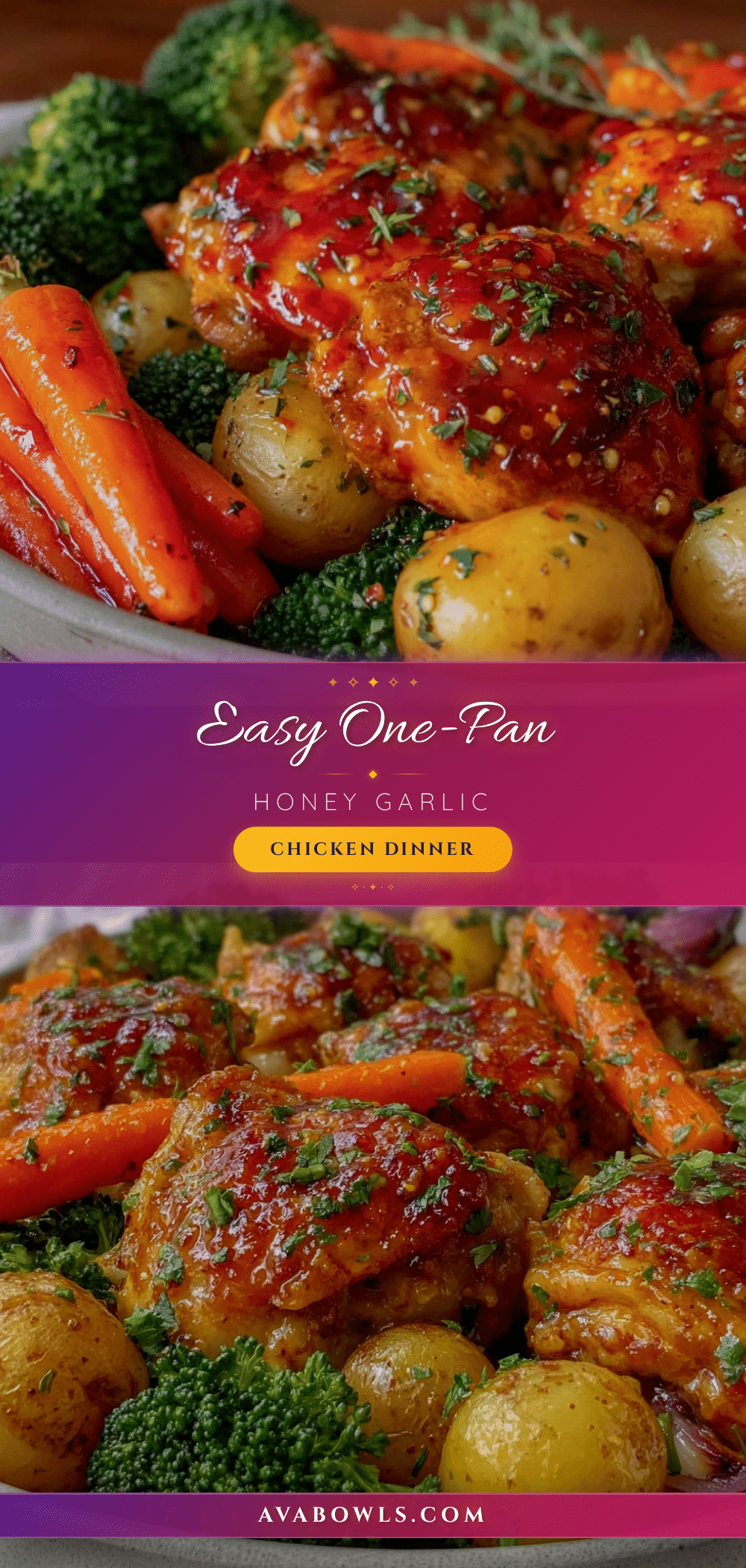 one-pan honey garlic chicken recipe