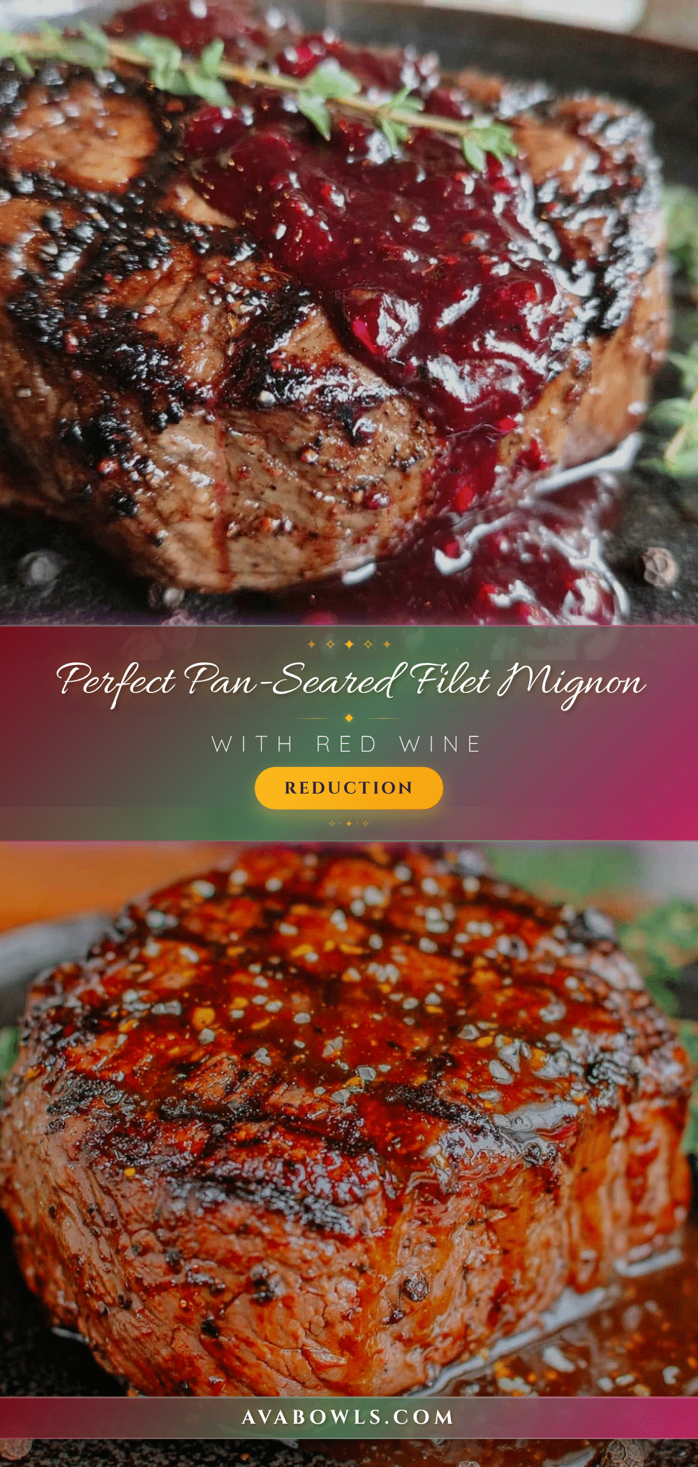 pan-seared filet mignon recipe