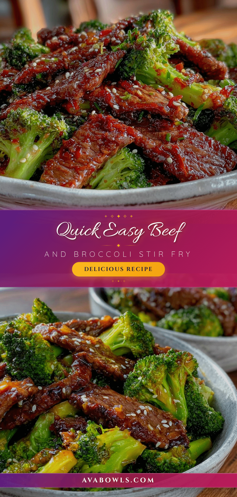quick beef and broccoli stir fry recipe