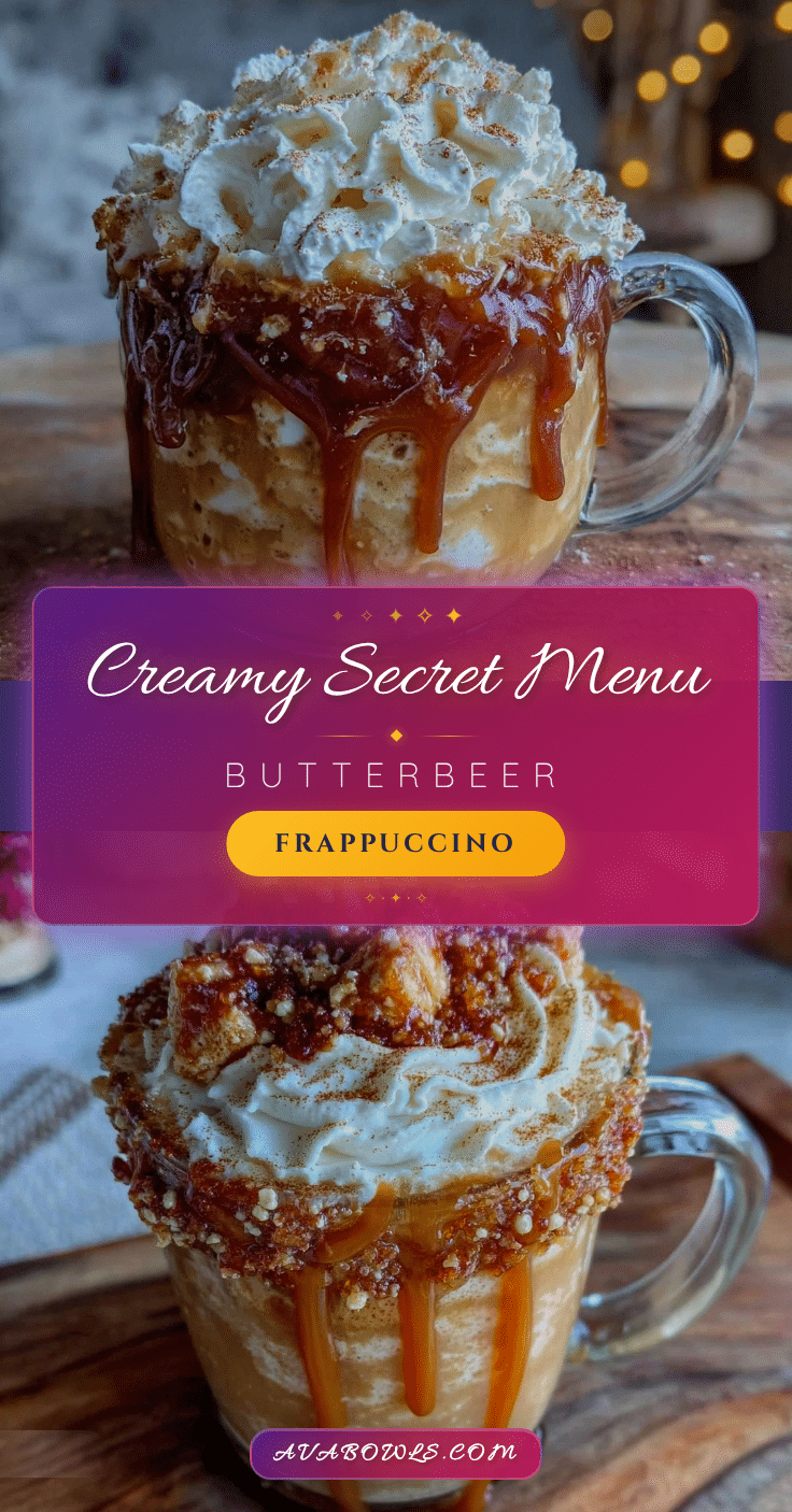 Secret Menu Butterbeer Frappuccino recipe