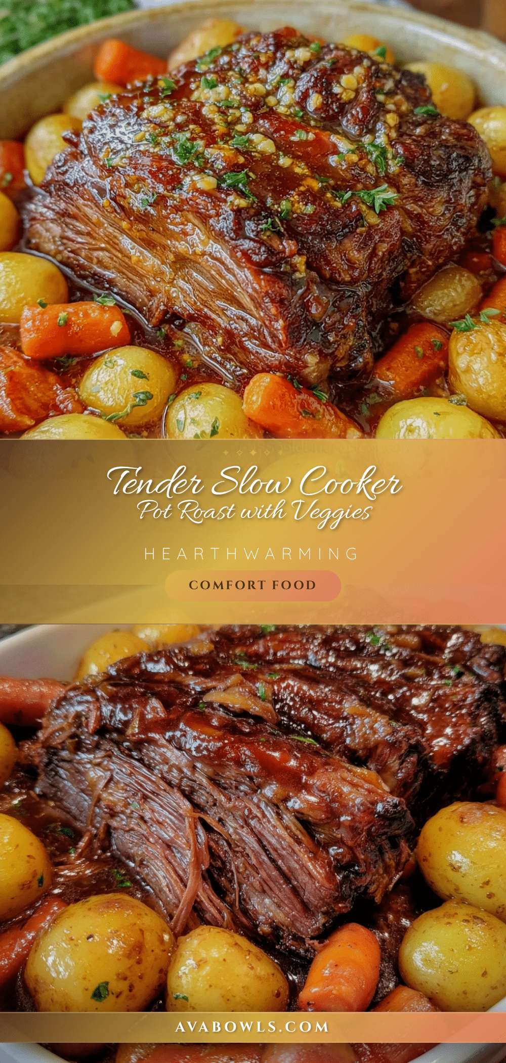 slow cooker pot roast recipe