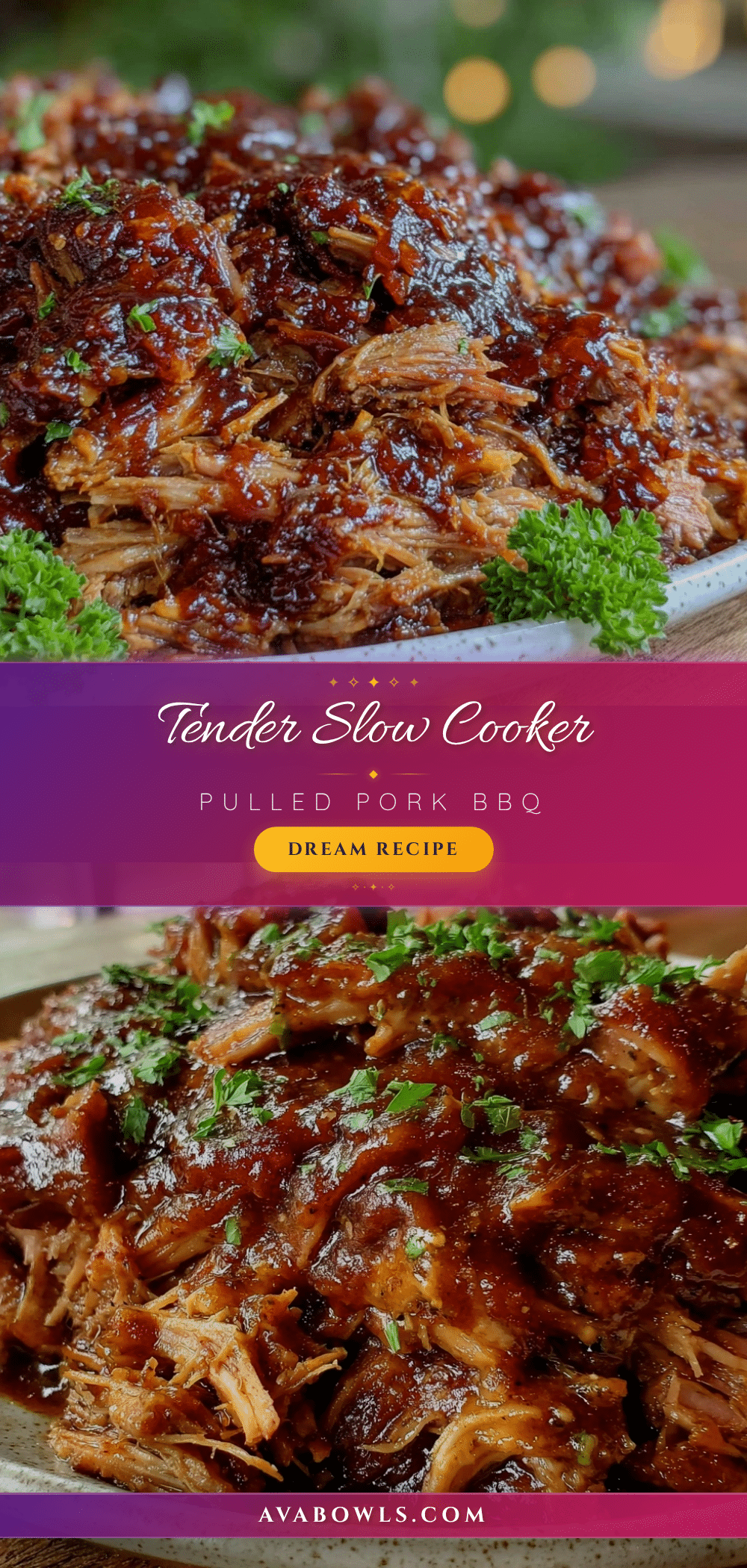 slow cooker pulled pork recipe