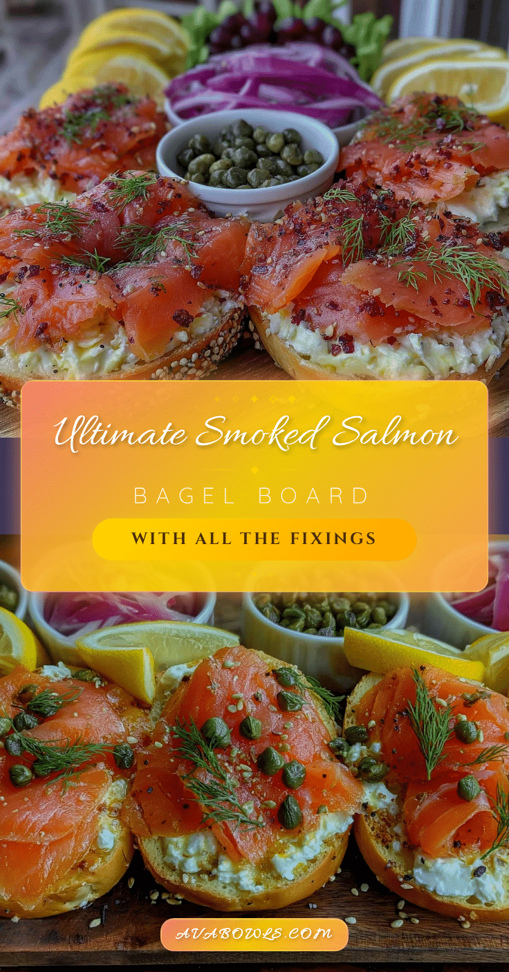 smoked salmon bagel board recipe