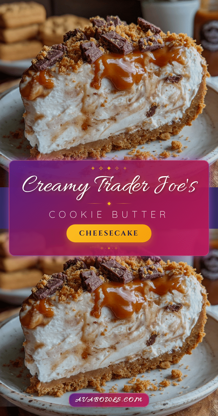 Trader Joes cookie butter cheesecake recipe