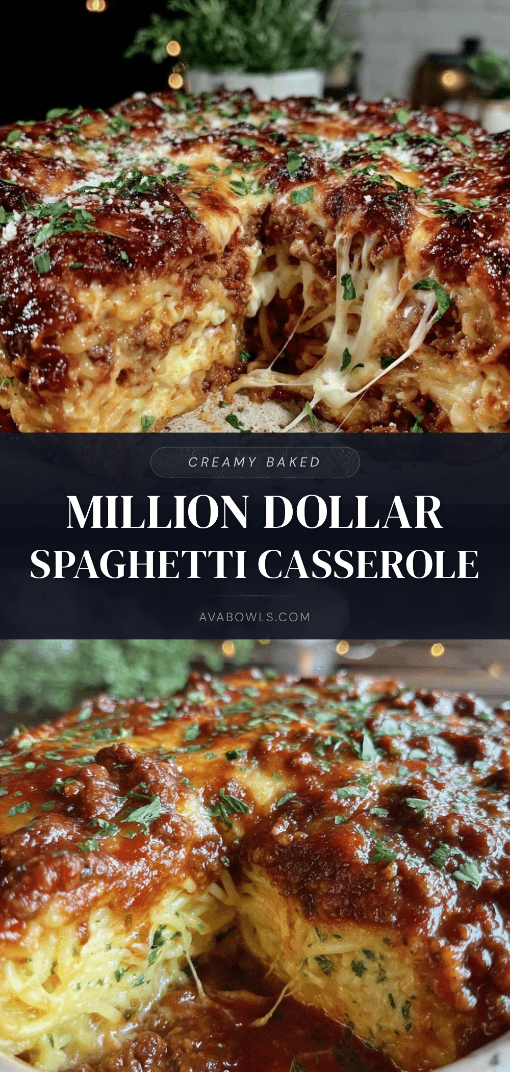 baked spaghetti casserole recipe