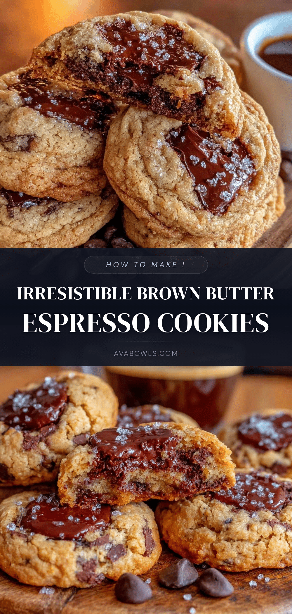 brown butter espresso chocolate chunk cookies recipe