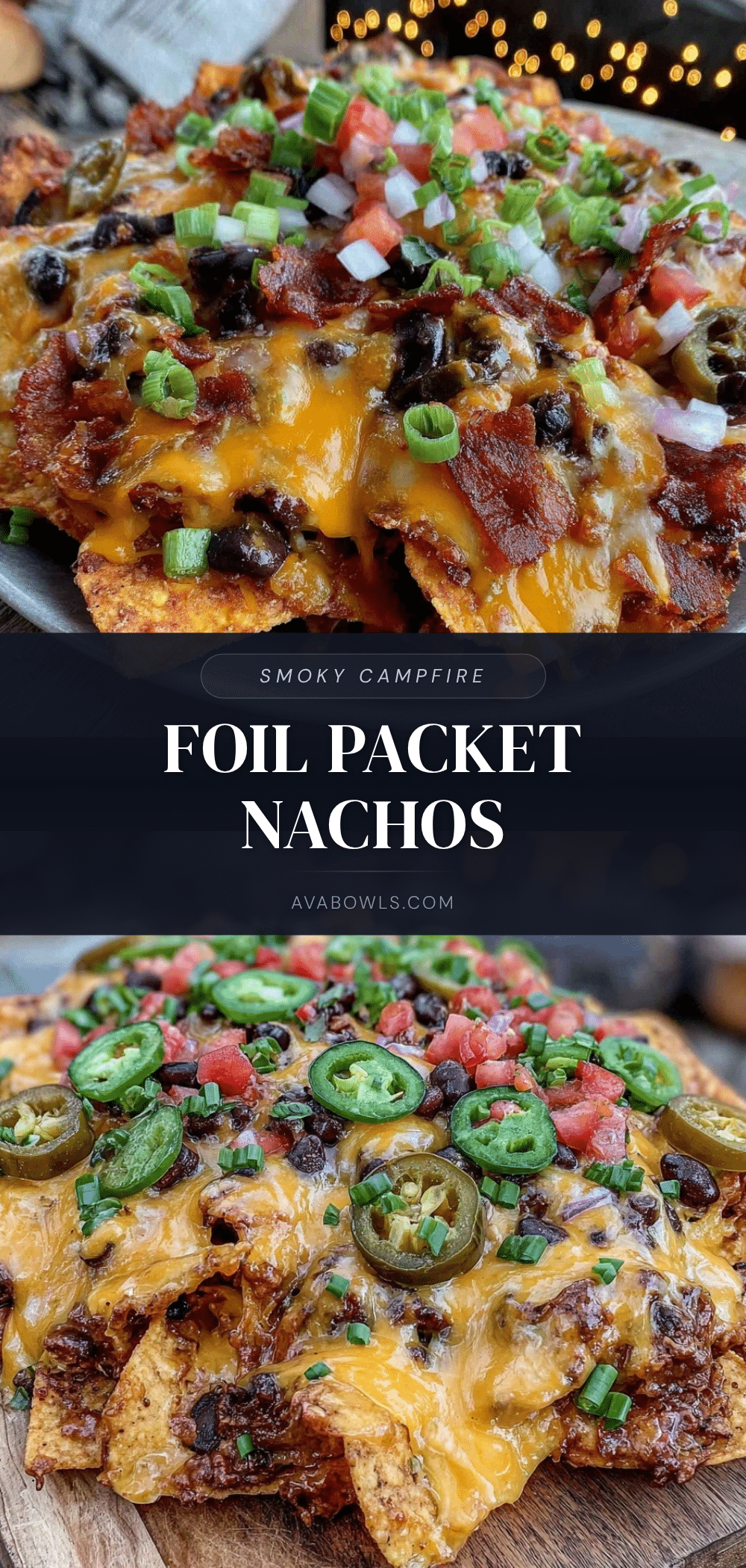 campfire foil packet loaded nachos recipe