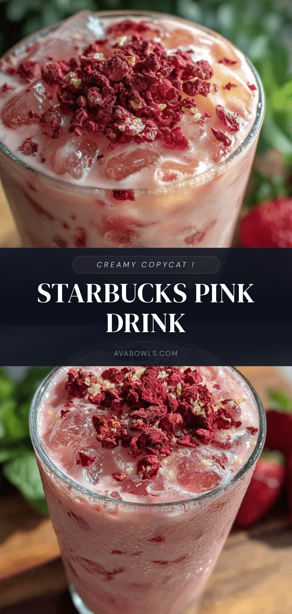 creamy copycat starbucks pink drink recipe recipe