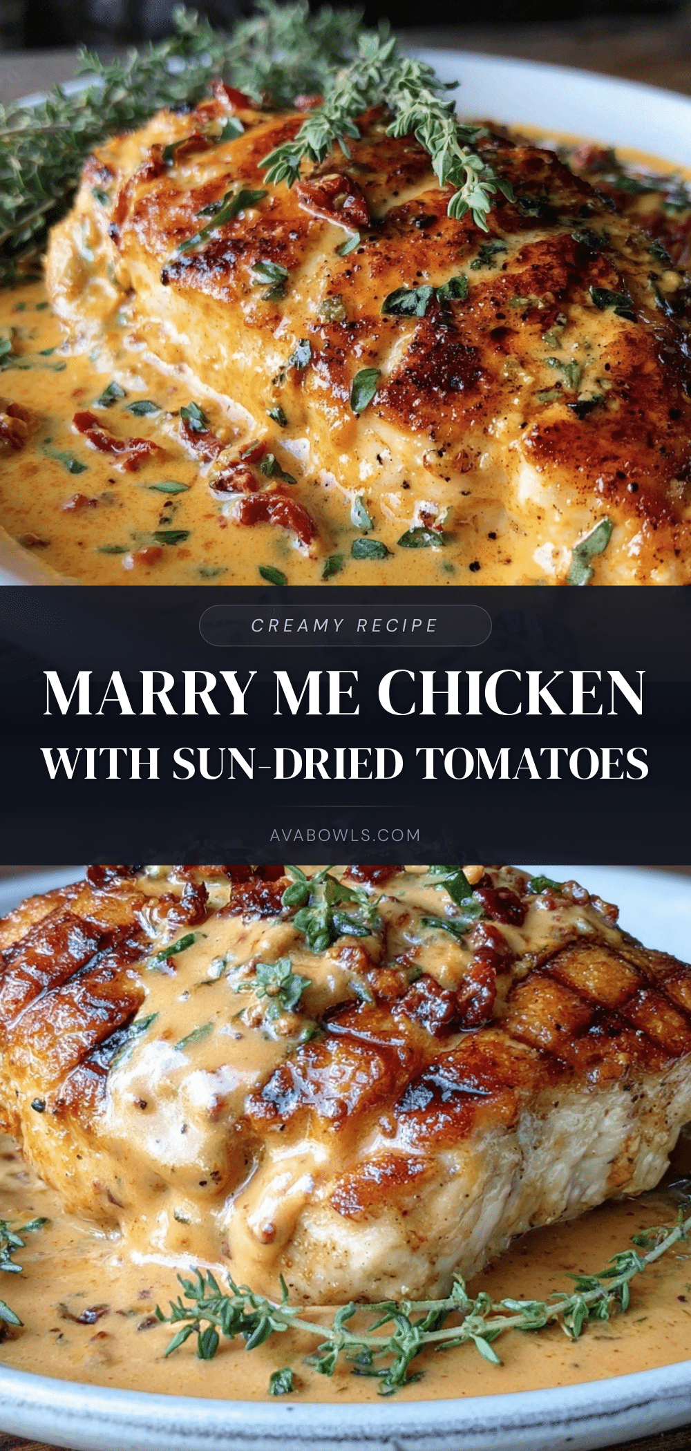 Creamy Marry Me Chicken recipe